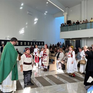 Zahvala za Božje darove na Pantovčaku